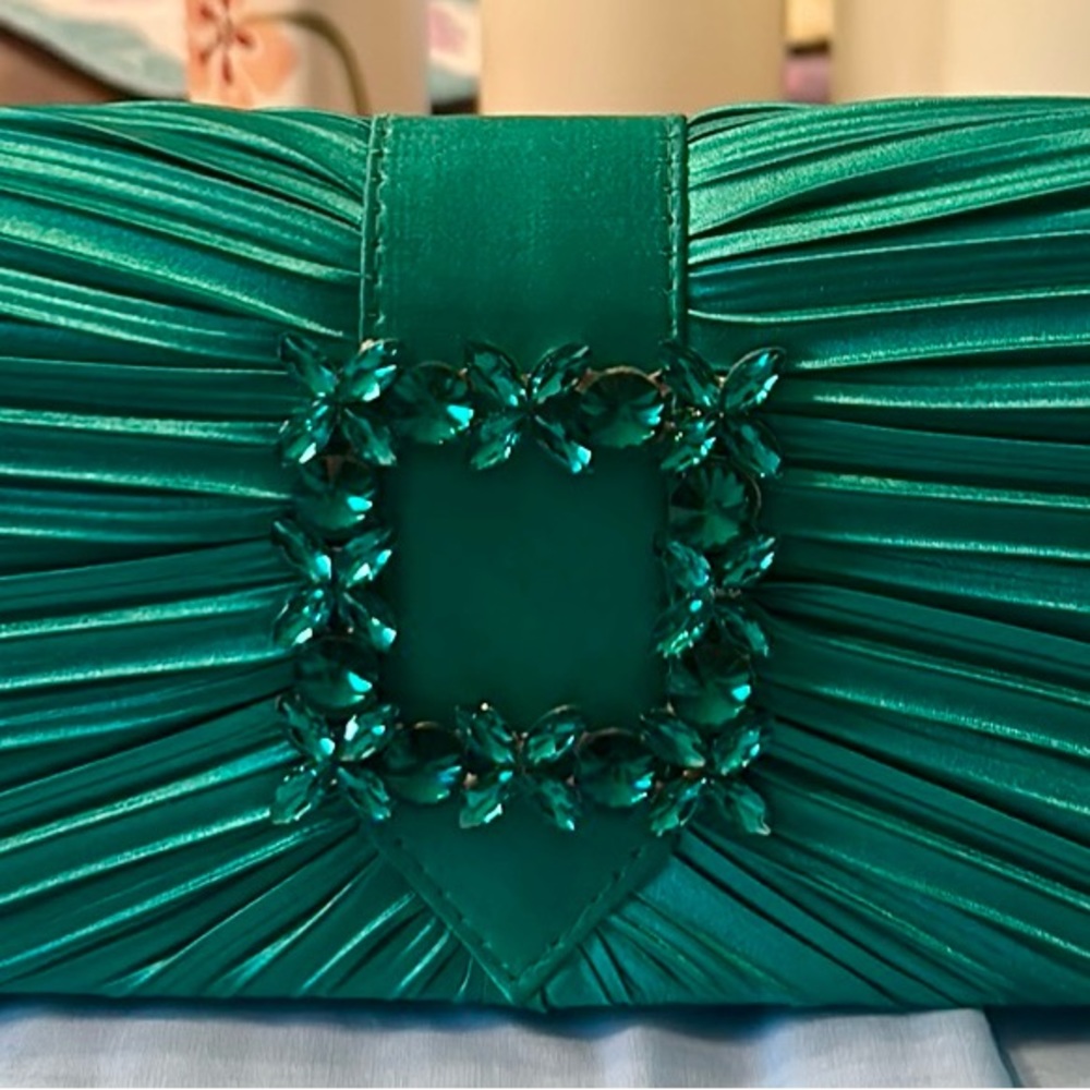 Emerald Green clutch purse